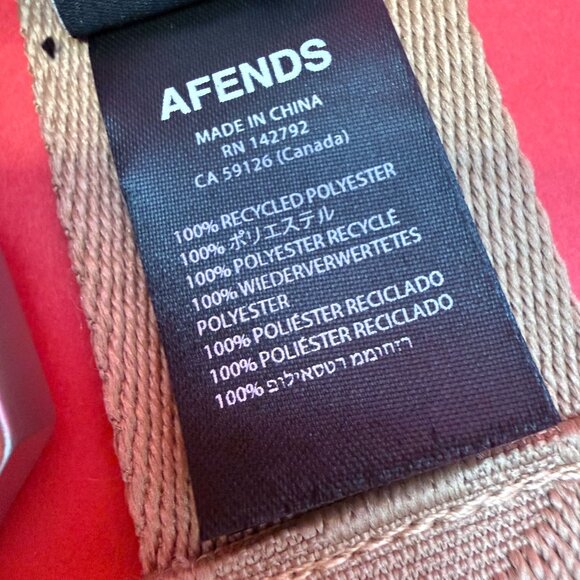 Afends Recycled Utility Belt – Tan Canvas Streetwear Accessory with Metal Buckle - Picture 9 of 12